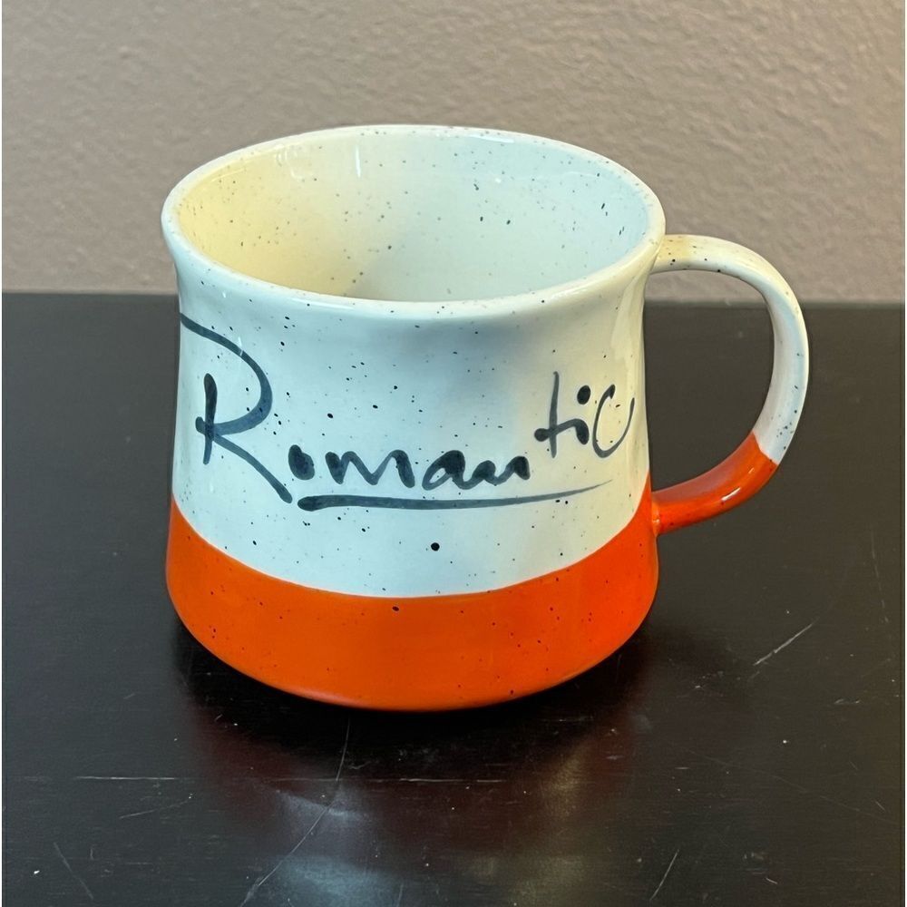Anthropologie Amour Romantic ceramic coffee mug nwt